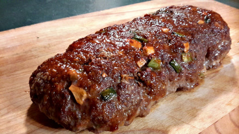 Meatloaf with Honey Bourbon BBQ Sauce