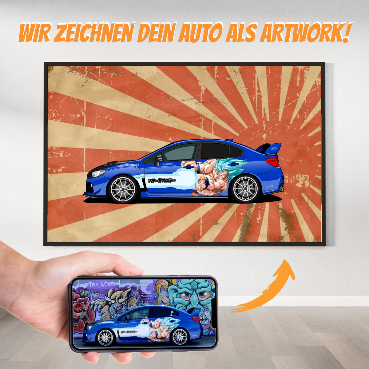 Auto Artwork Wir Erstellen Individuelle Zeichnungen Deines Autos Pinselhelden Gbr