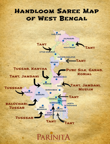 handloom_map_West_Bengal