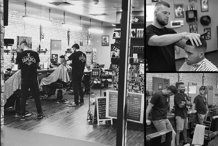 Uppercut Deluxe Barbers of the Month - Tapered the Barbershop