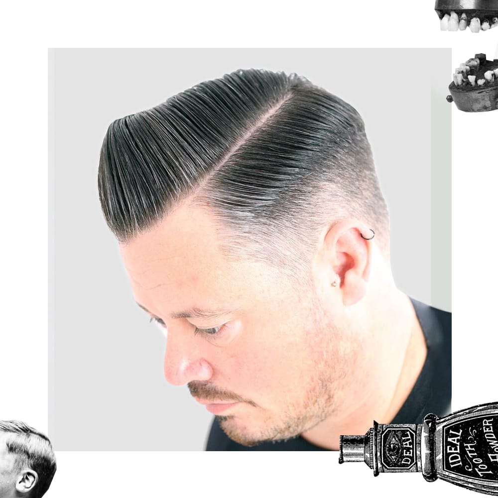 Uppercut Deluxe | Classic Side Part with Fade