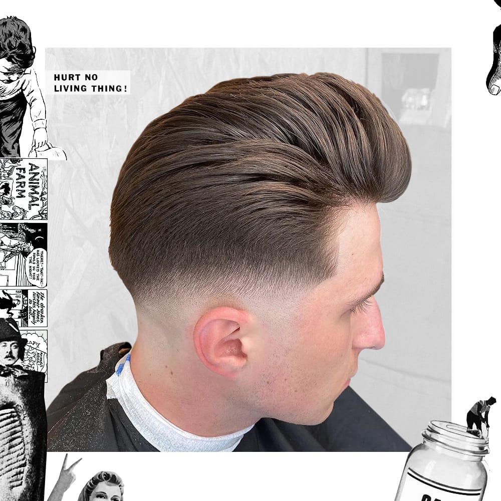 Uppercut Deluxe - Loose Pomp with Skin Fade