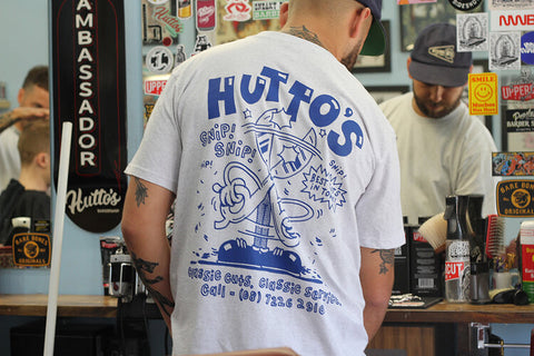 Hutto's Barbershop Tee