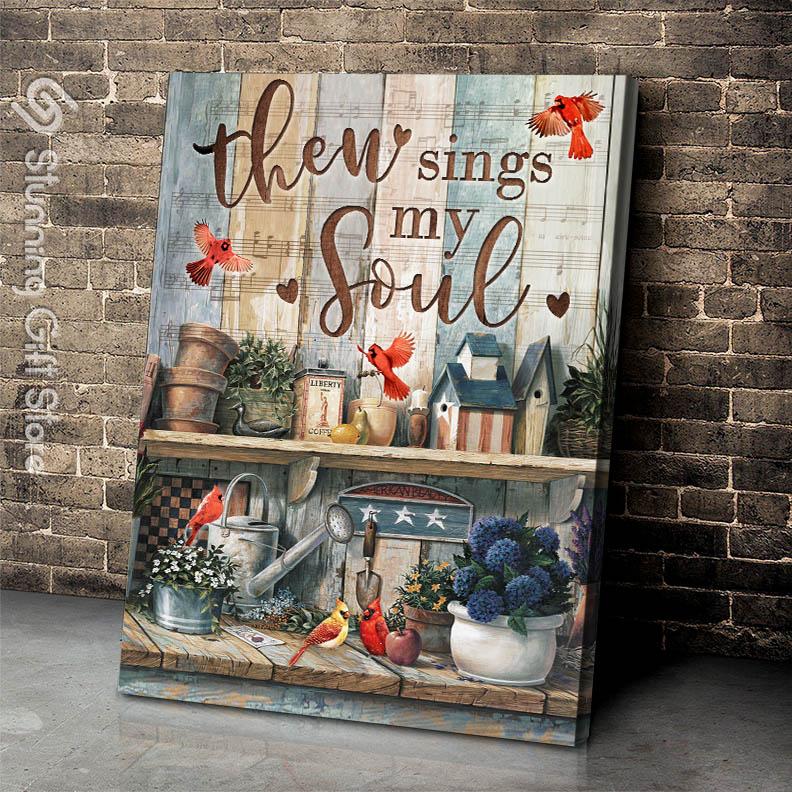 Stunning Gift Top 8 Beautiful Cardinal Canvases Then Sings My Soul Wal Stunning Gift Store