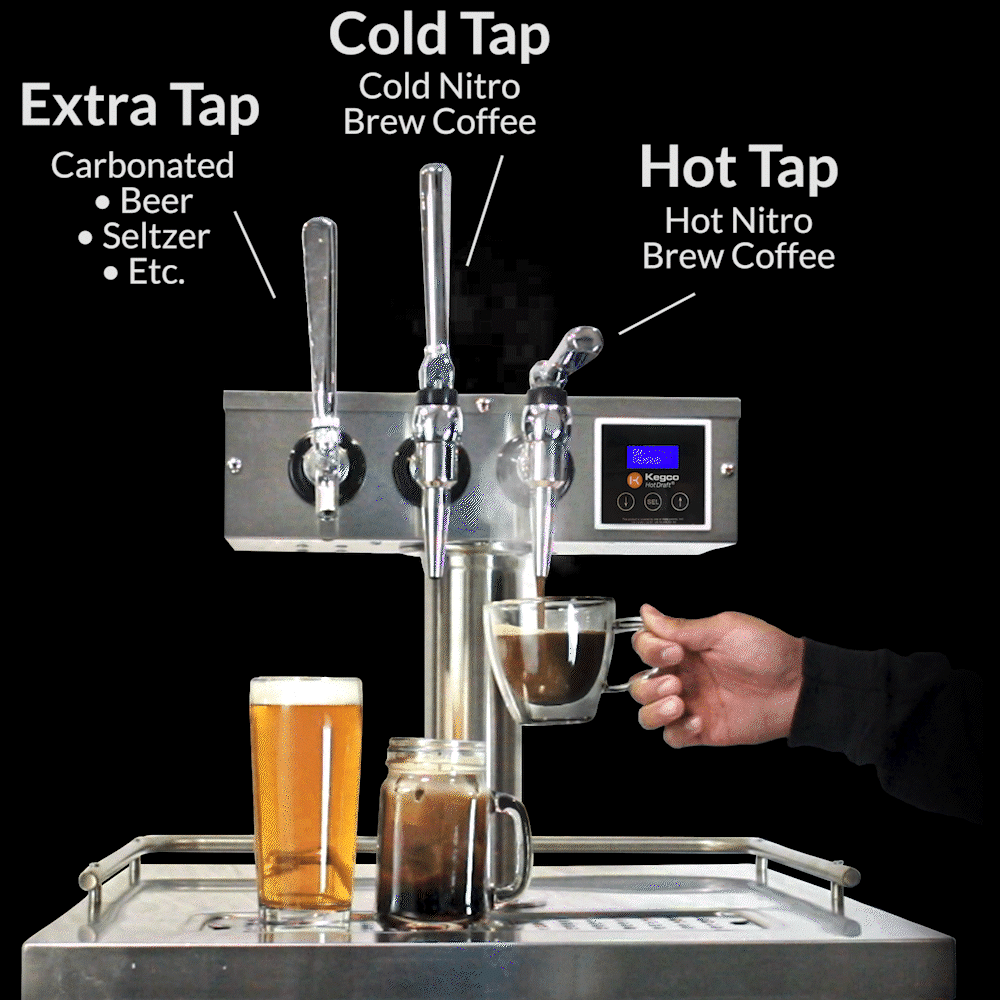 Hot Beverages On-Demand with the Kegco Hot Draft Kegerator