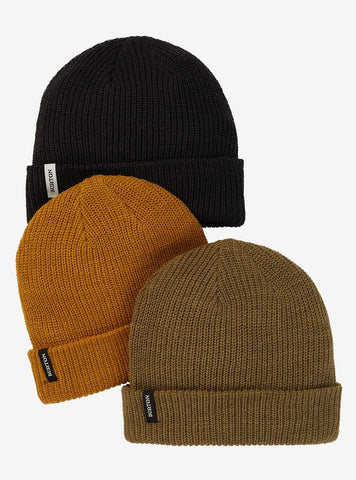 Burton | DND 3 Pack Beanie | 2021 | Black / Martini Olive / Wood Thrush