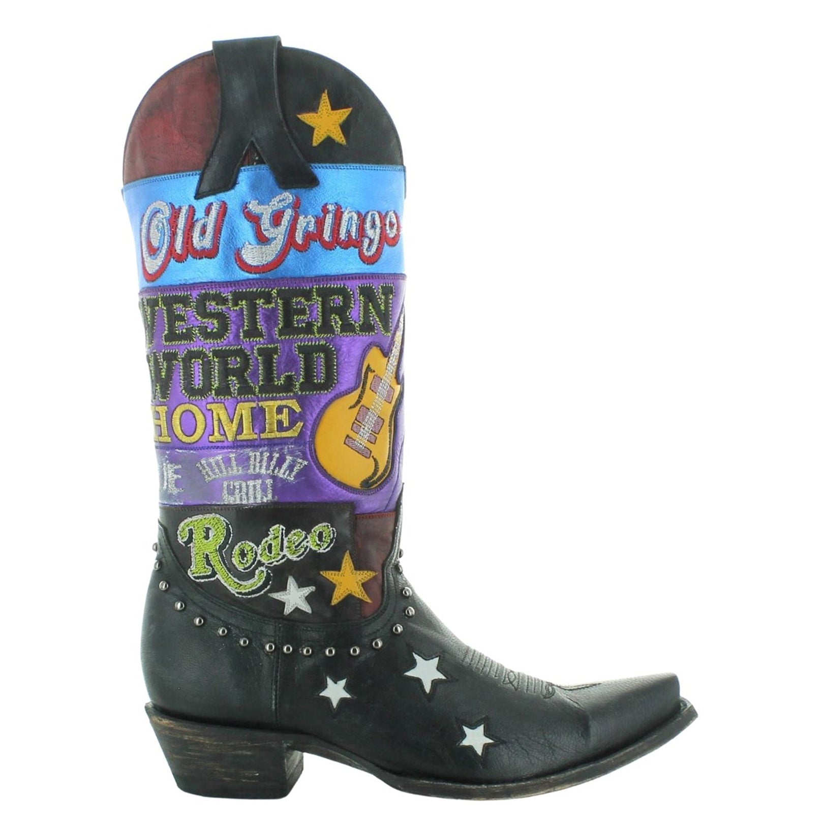 nog een keer barst steek Women's Goat Leather Country Rock Embroidered Boots | Paradise by Old Gringo