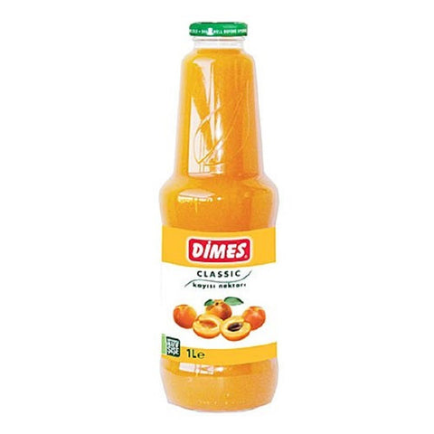 Dimes Apricot Juice Nectar 1lt Can - Kayisi Suyu