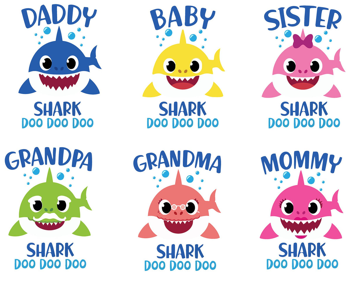 Download Baby Shark Collection Svggen SVG, PNG, EPS, DXF File