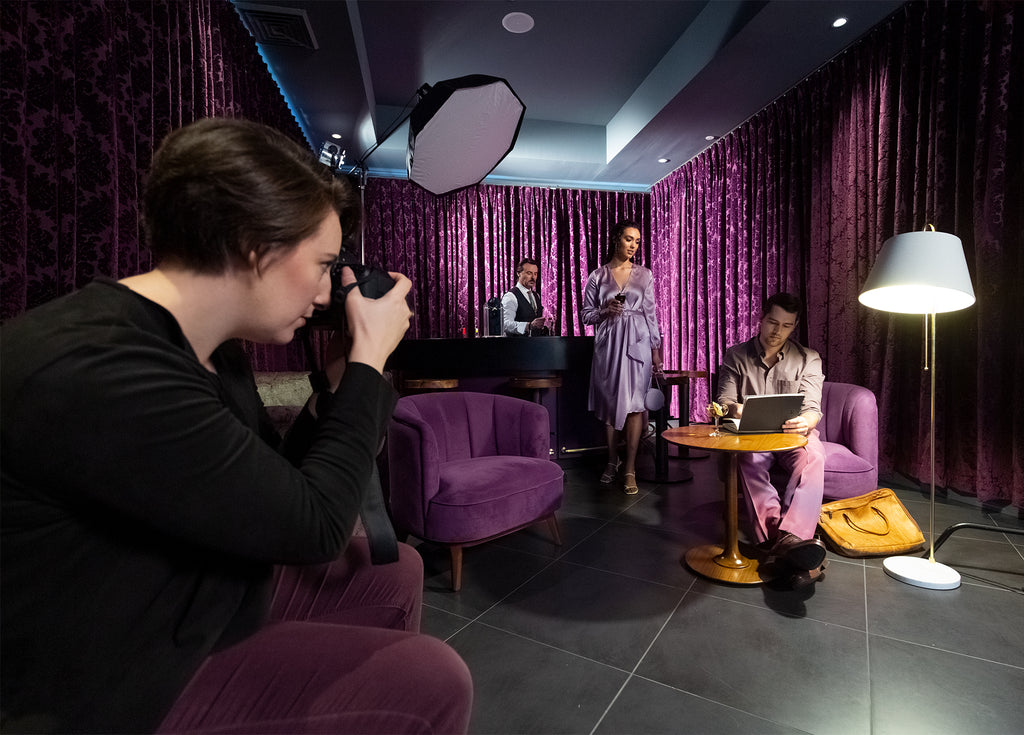 Kate Woodman Behind the scenes - Photo Studio