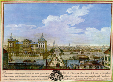 アニチコフ宮殿、1753年