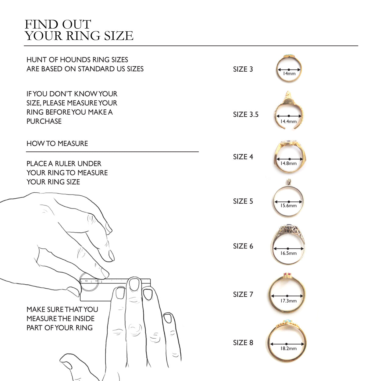 Ring Size Chart