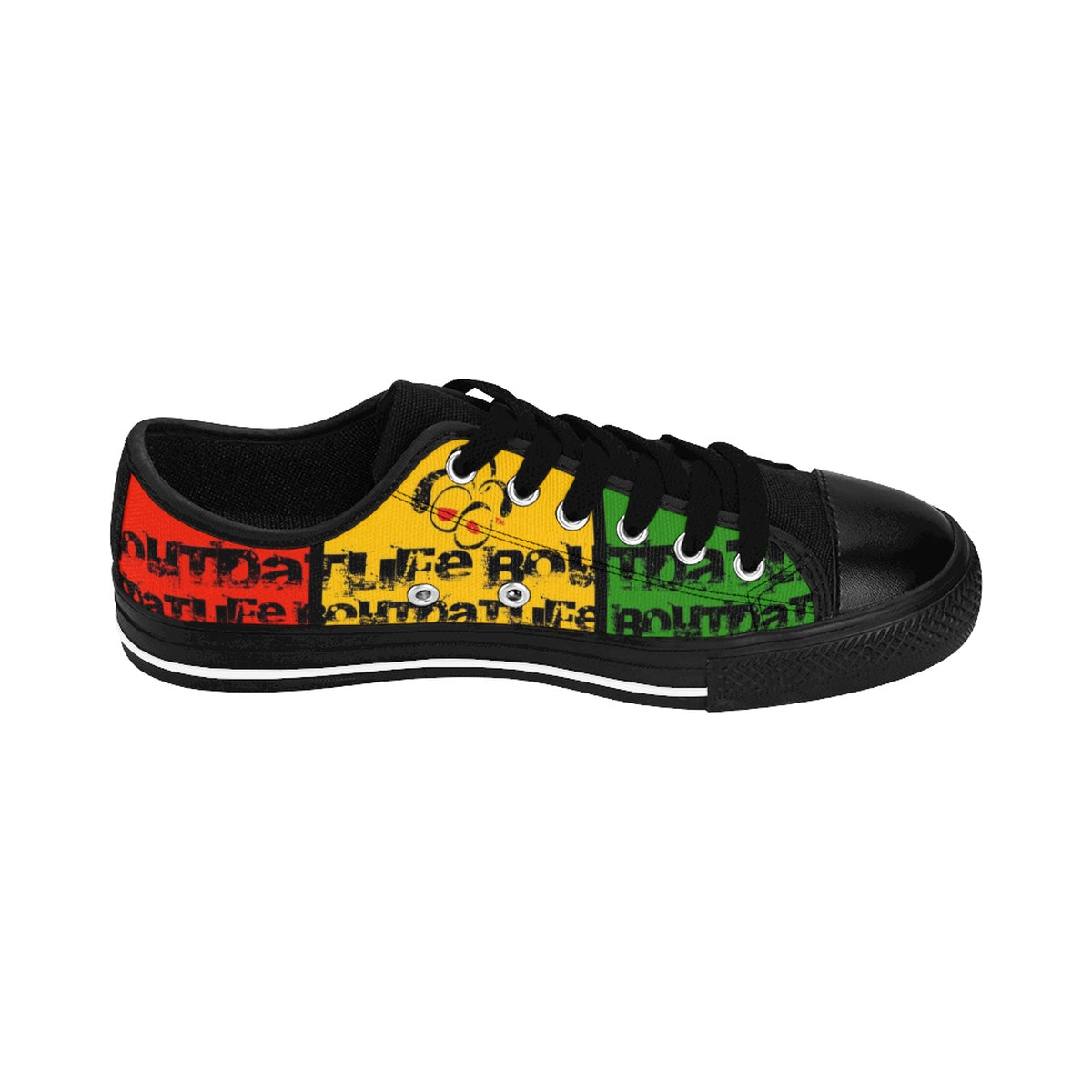 Bout Dat Life Rasta Gear Club Green Rasta Signature Logo Women's Sneakers