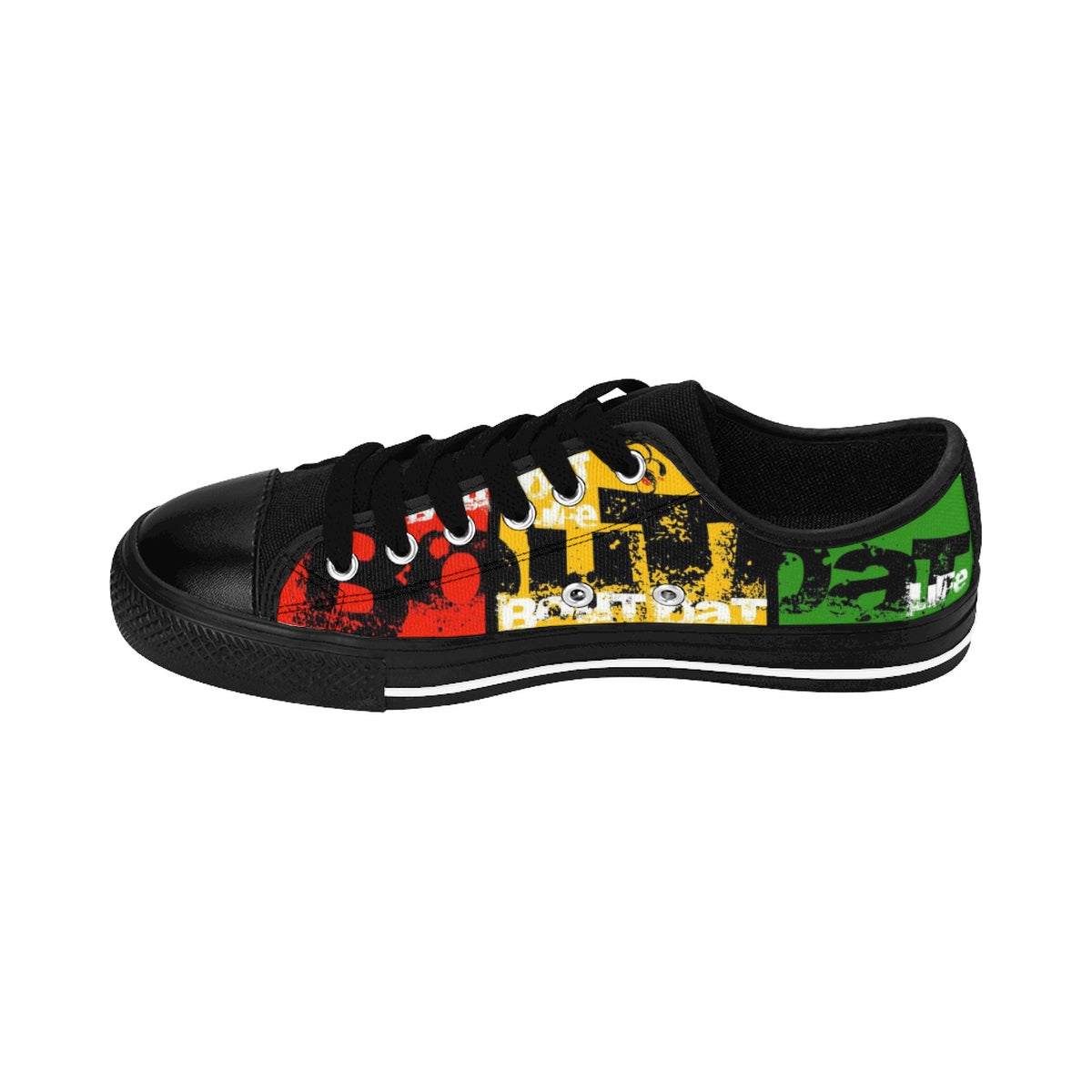 Bout Dat Life Signature Rasta Sneakers For Him