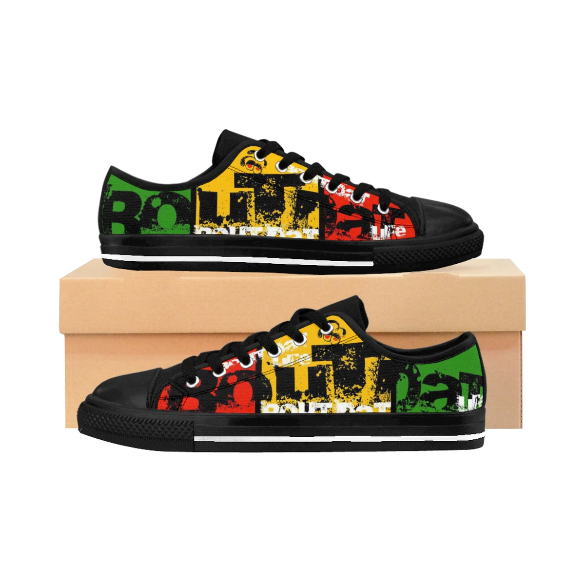 Bout Dat Life Signature Rasta Sneakers For Her