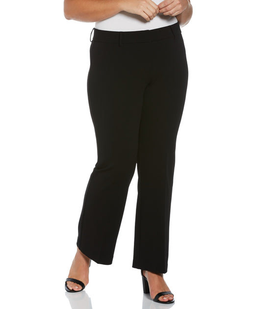 Boot-Cut Six-Button Dress Pant Yoga Pants (Black) Betabrand | vlr.eng.br