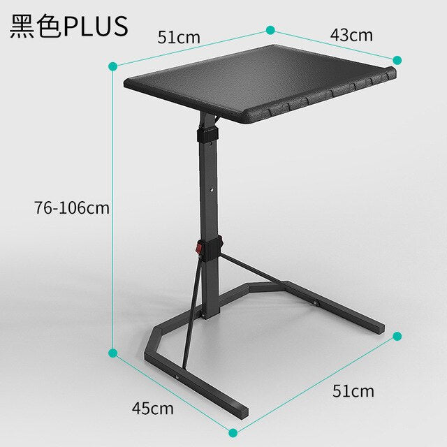 Laptop Stand Computer Table Movable Desk On Bed Folding Up Down