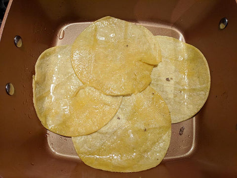 Corn Tortillas In A pan