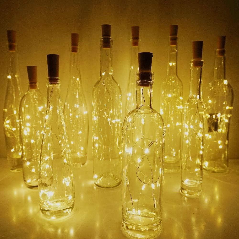 Wine Bottle Lights with Cork LED Battery Operated LED Fairy Lights - If you say i do
