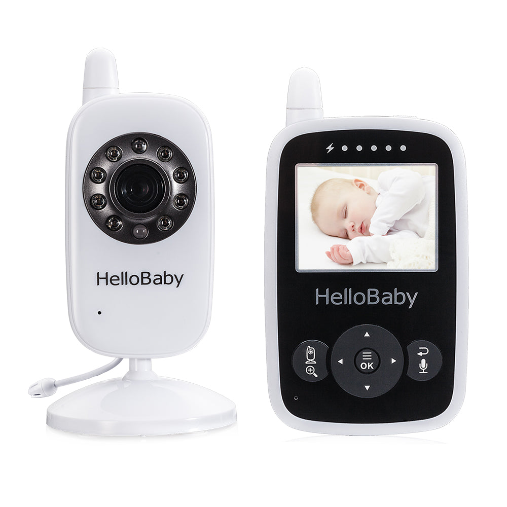 HelloBaby Video Baby Monitor with Night Vision Camera and Two Way Audio,... 