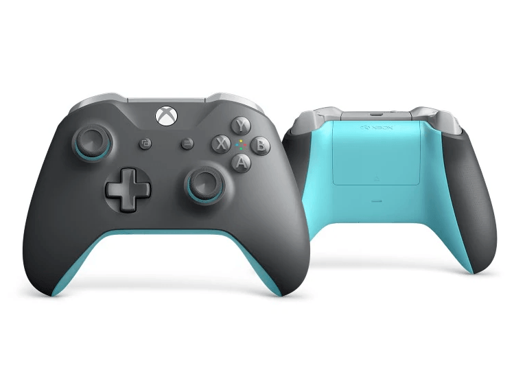 gray green xbox controller