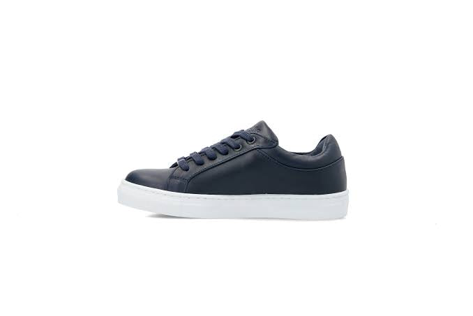 hugo boss smart black trainers