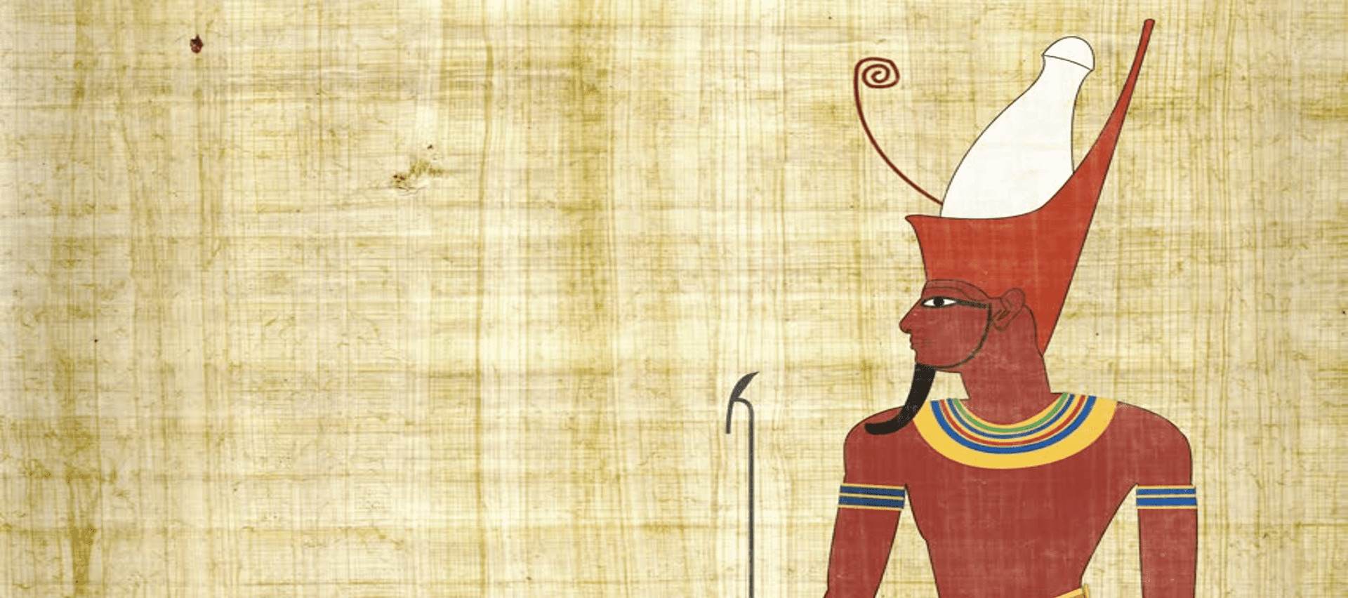 pharaoh on papyrus