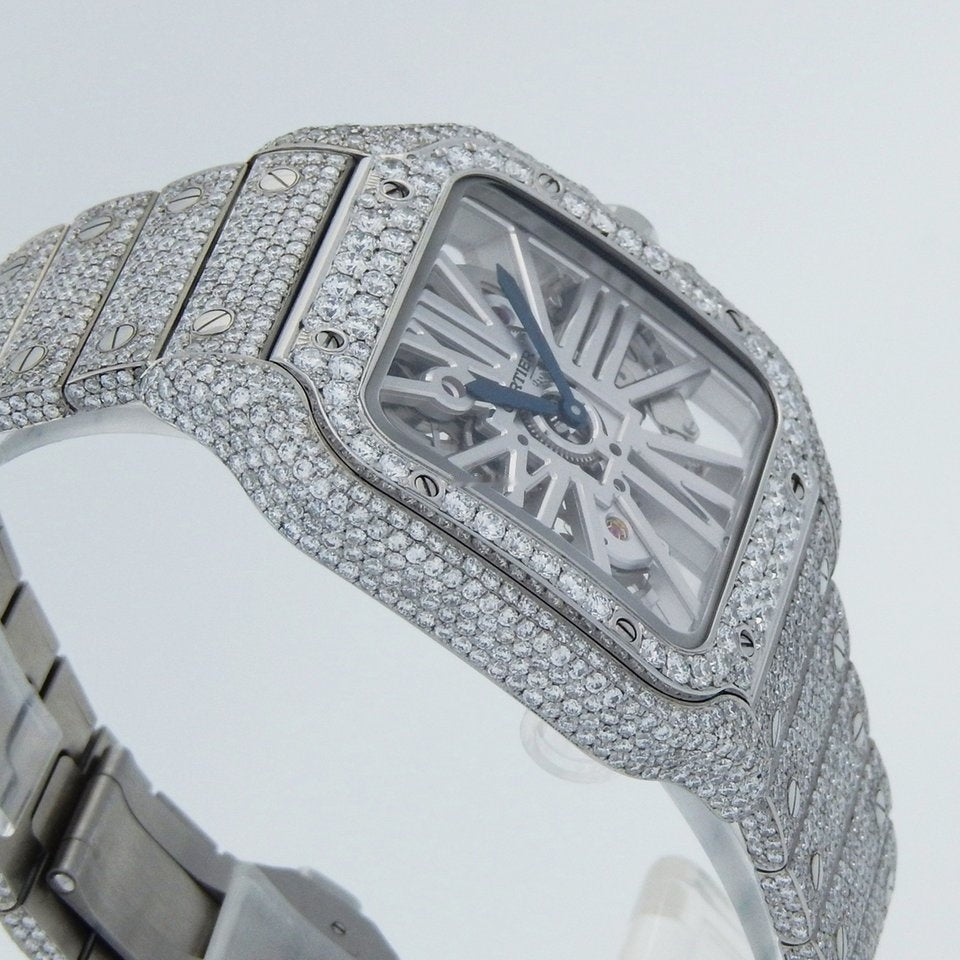 iced out cartier watch price