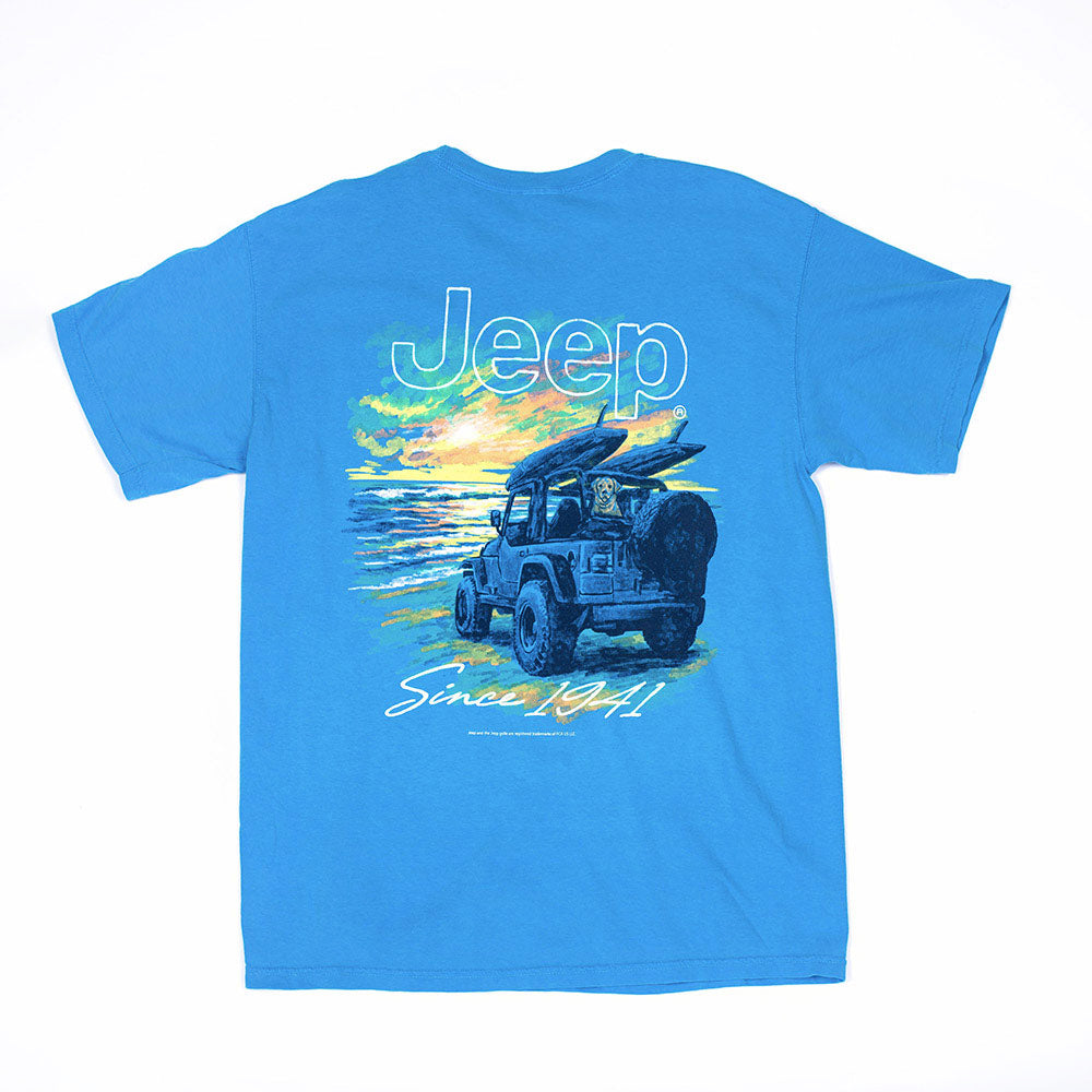 Jeep Beach Scene TShirt JEDCo