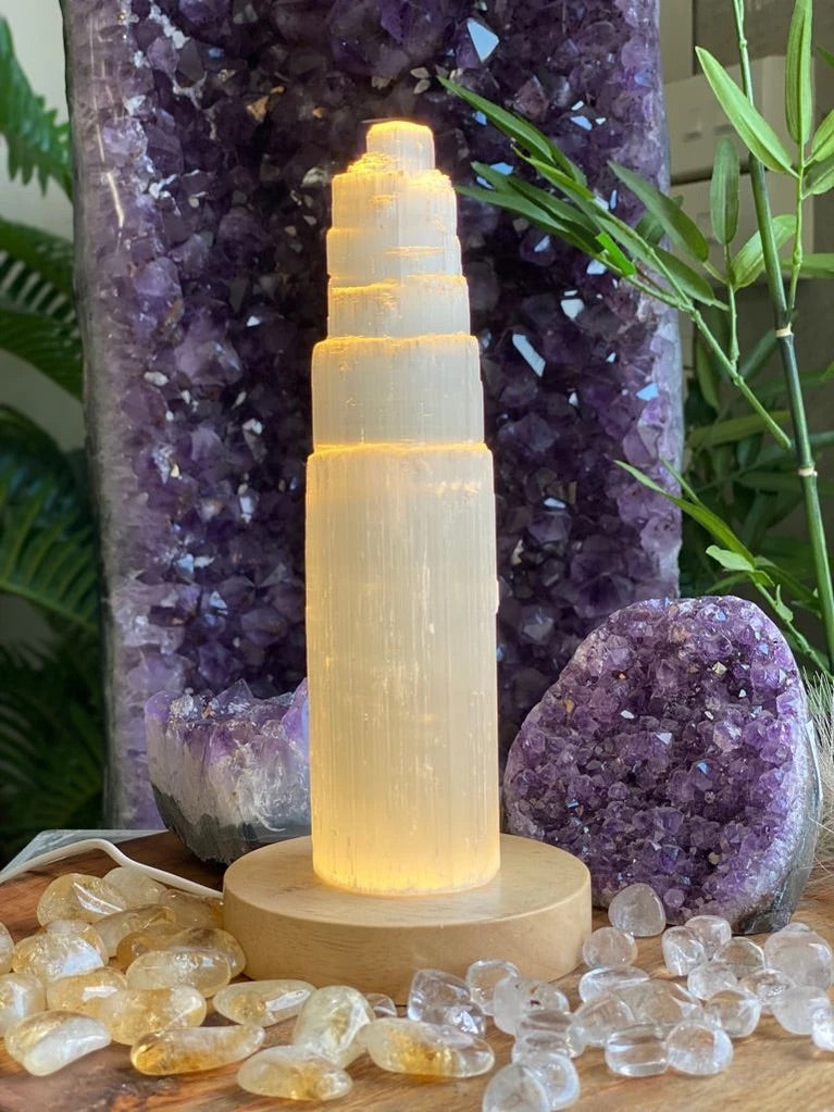 selenite light base