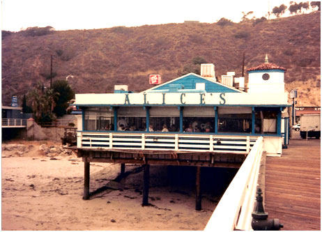 Alice's Restaurant on the Malibu Pier