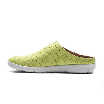 UIN Footwear Men Sidi Green Slipper Canvas loafers