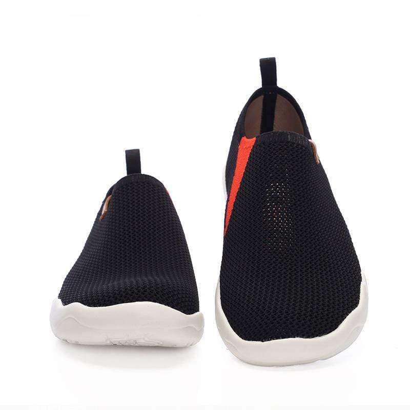 UIN Footwear Men Toledo-U KNIT Black Canvas loafers