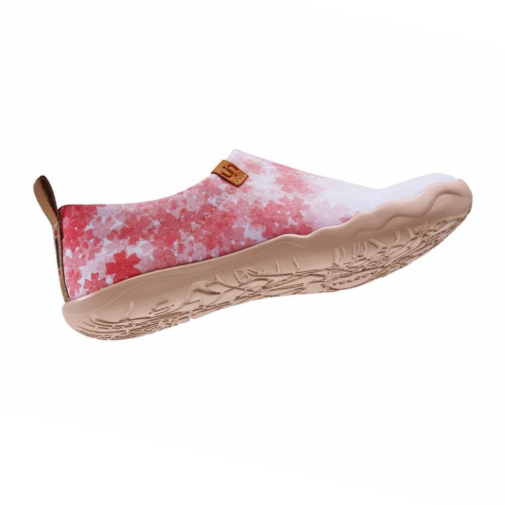 UIN Footwear Women Cherry Blossom Canvas loafers