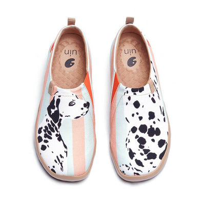 UIN Footwear Women Dalmatian Canvas loafers