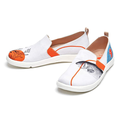 UIN Footwear Women Roaming Sitges Canvas loafers