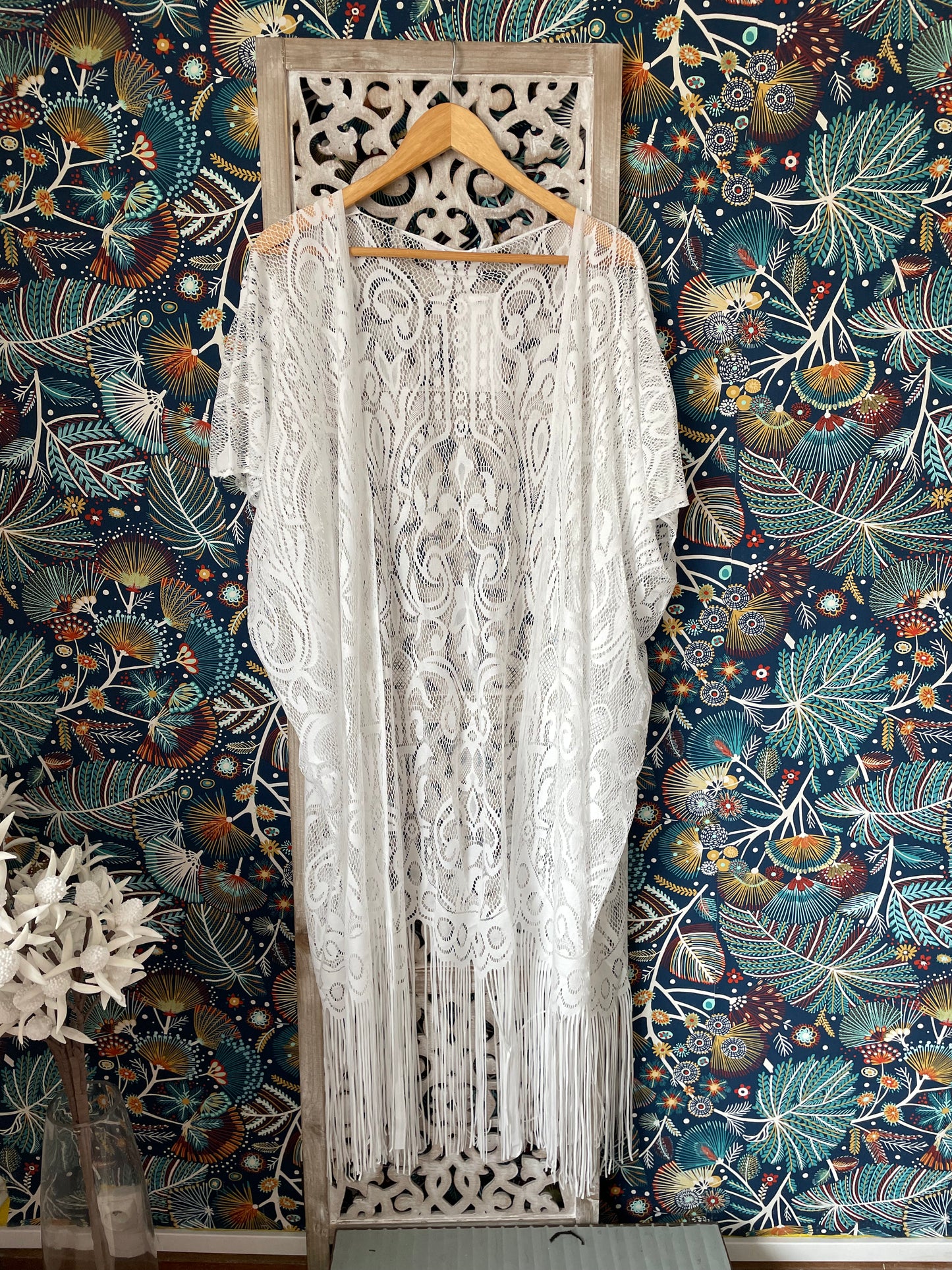 Kimono Dentelle Blanc