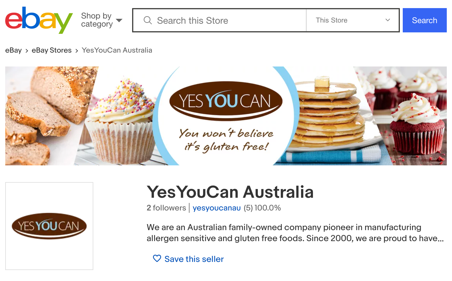 Ebay YesYouCan store