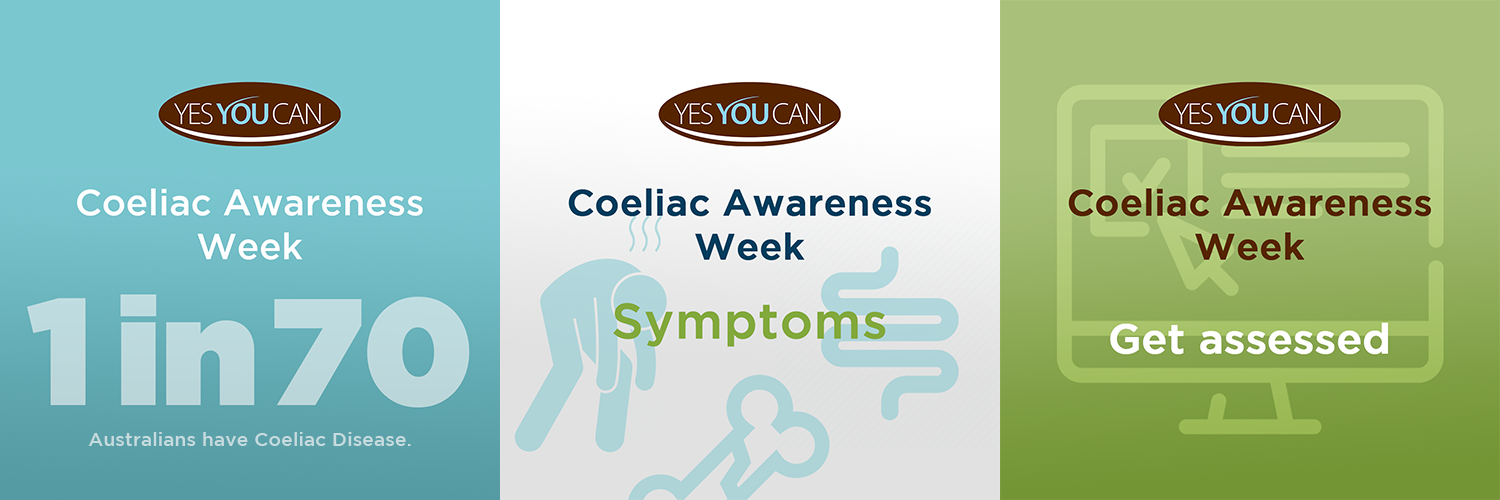 coeliac awareness week australia symptoms guide inforgraphic yesyoucan saldoce fine foods assessment