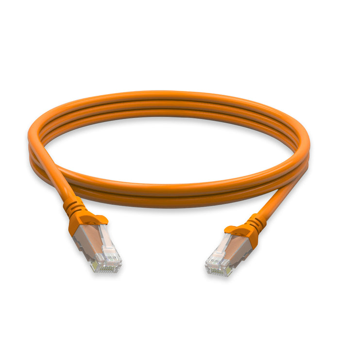 Cat5e molded boot 24 AWG PVC CMX 1FT Ethernet Network