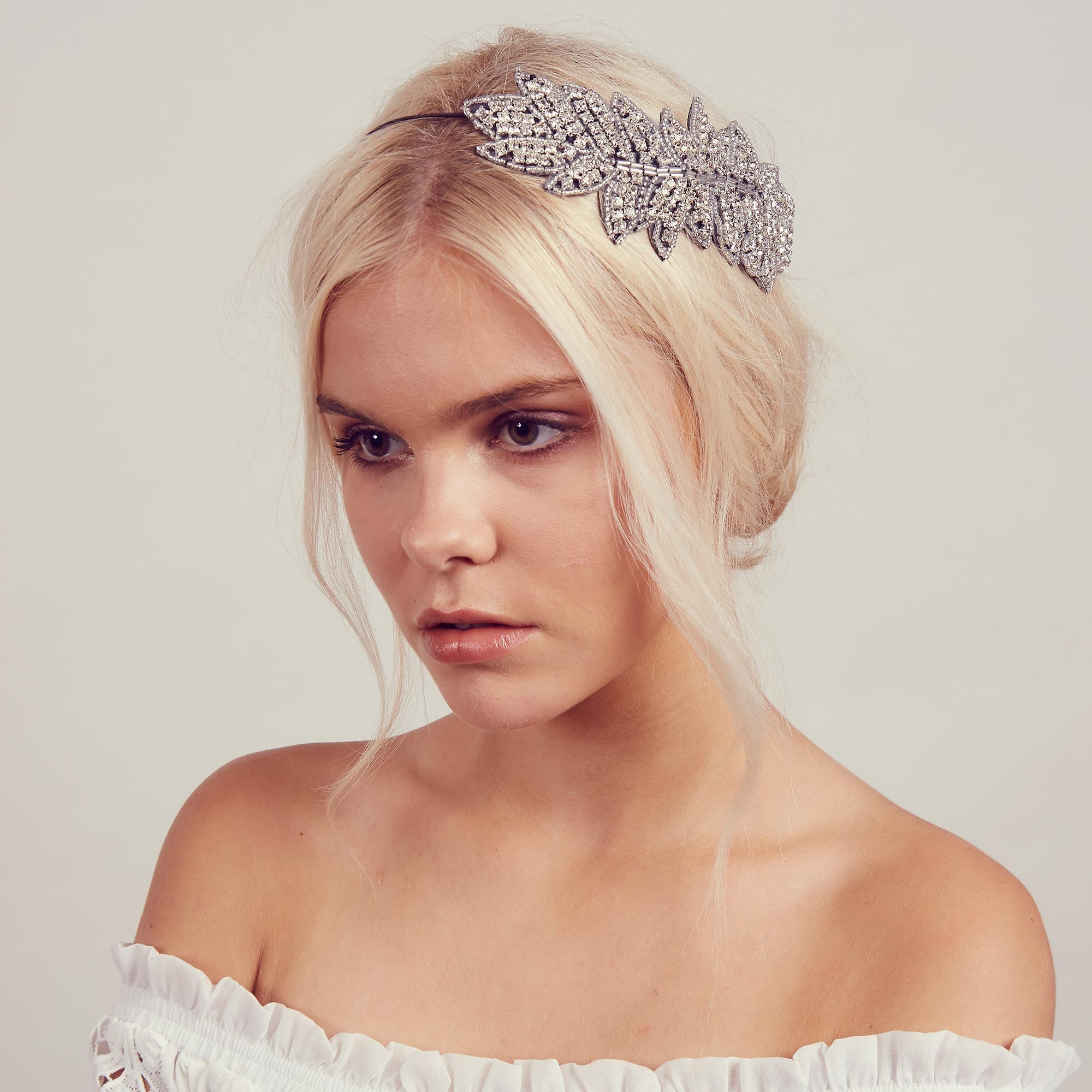 Image of IONA Rhinestone Halo Headband
