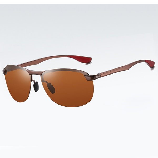 Óculos de Sol Unissex Design Luxo, Polarizado, Esportivo