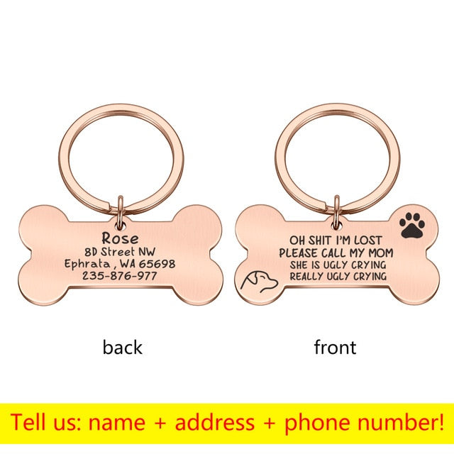 Etiqueta de Identificação Personalizada Para Segurança do Seu Pet