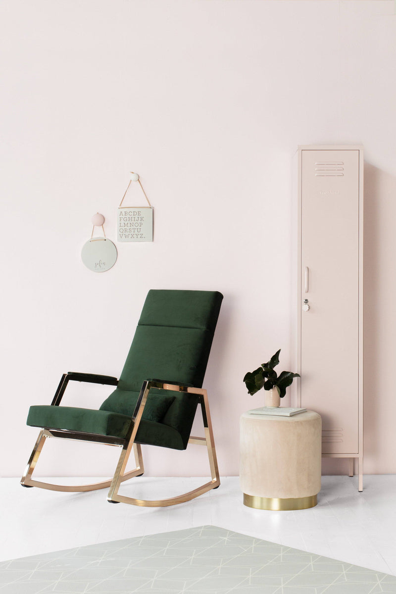 forest green rocking chair