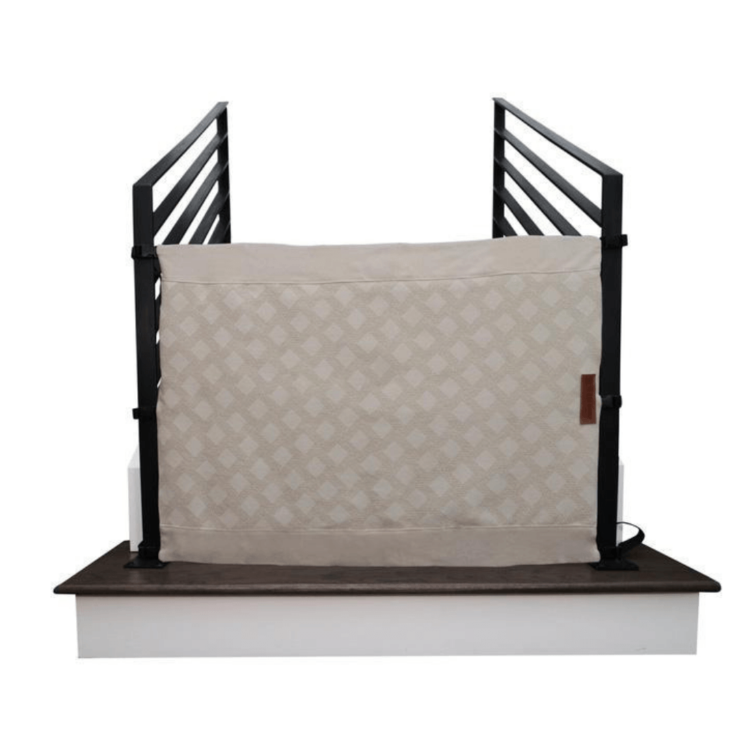 The Stair Barrier Banister-to-Banister Gate - Beige Natural Intersections