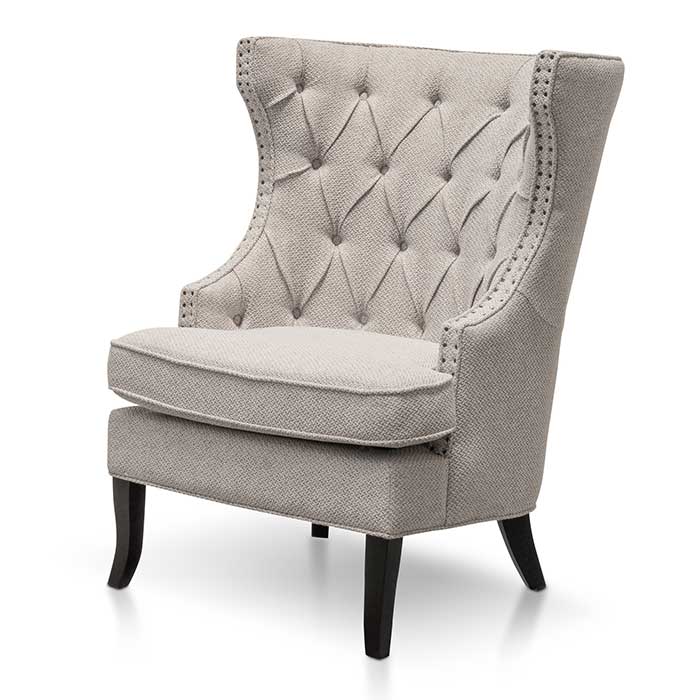 us pride furniture gray modern wingback recliner chair