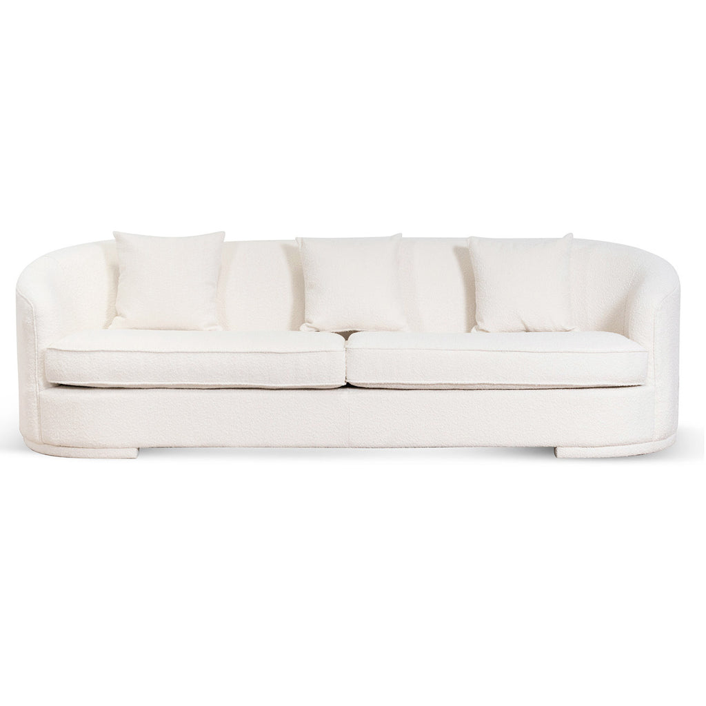 white 3 seater lounge