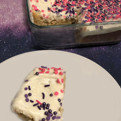 Galaxy Sugar Cookie Bars