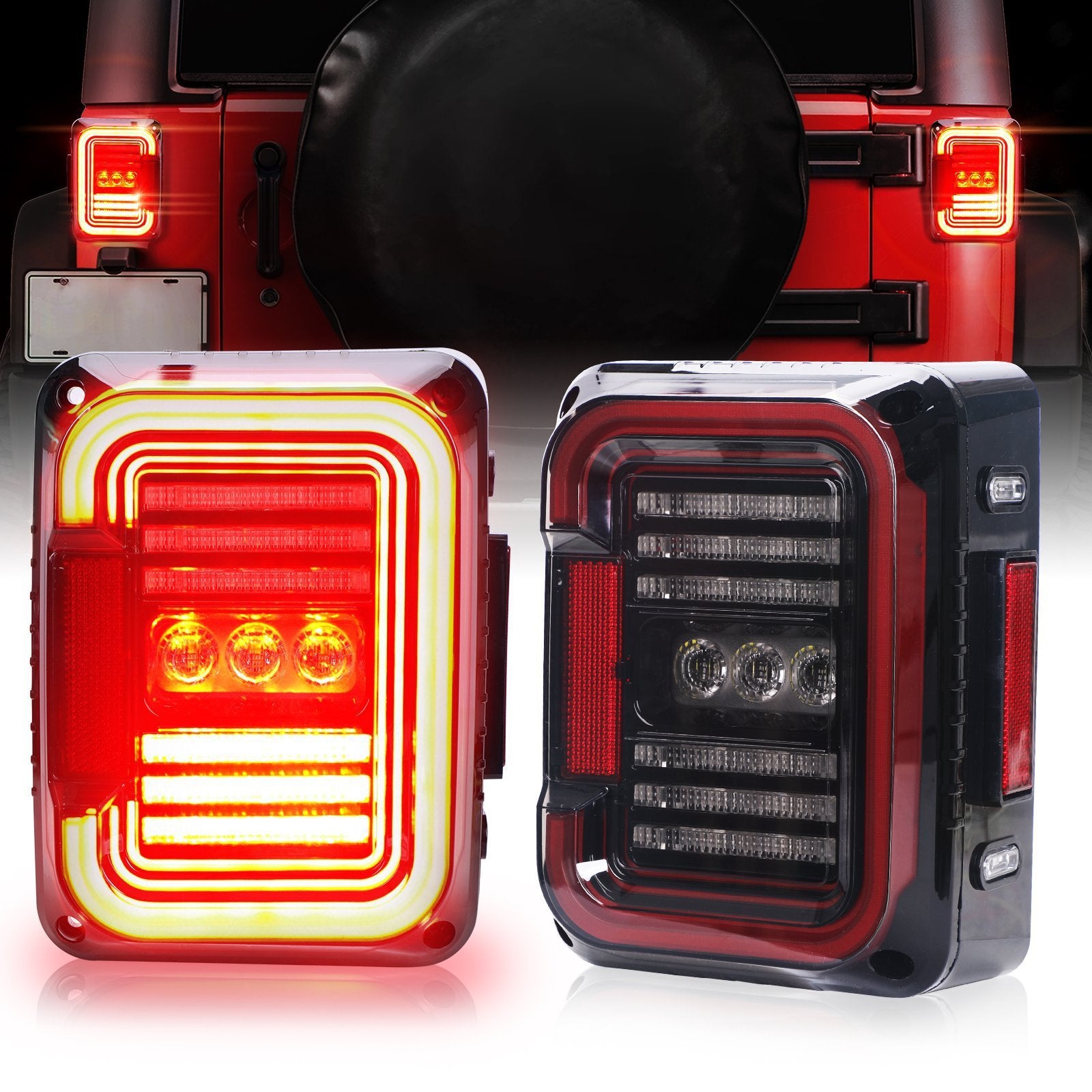 2007+ Jeep JK Tail Lights, Brake Lights,Reverse Lamp | Wrangler – loyolight