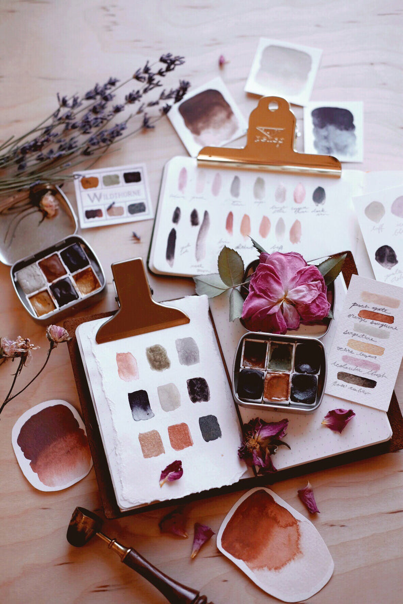 Day 3 Art journal challenge - A color palette that describes you